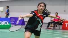 Hoa khôi cầu lông Thái Lan đẹp rạng ngời, tranh vé bán kết Đài Bắc Mở rộng 2025